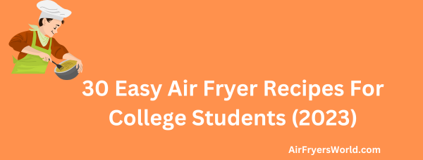 Air Fryer Recipes For College Students
